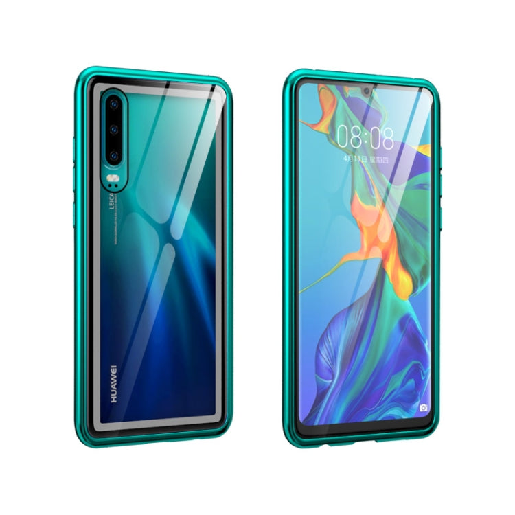 Arc Series Metal Frame + Tempered Glass Protective Case for Huawei P30