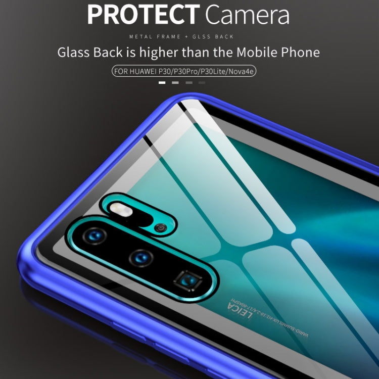 Arc Series Metal Frame + Tempered Glass Protective Case for Huawei P30