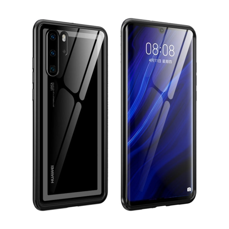 Arc Series Metal Frame + Tempered Glass Protective Case for Huawei P30 Pro