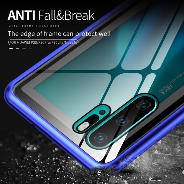 Arc Series Metal Frame + Tempered Glass Protective Case for Huawei P30 lite / nova 4e