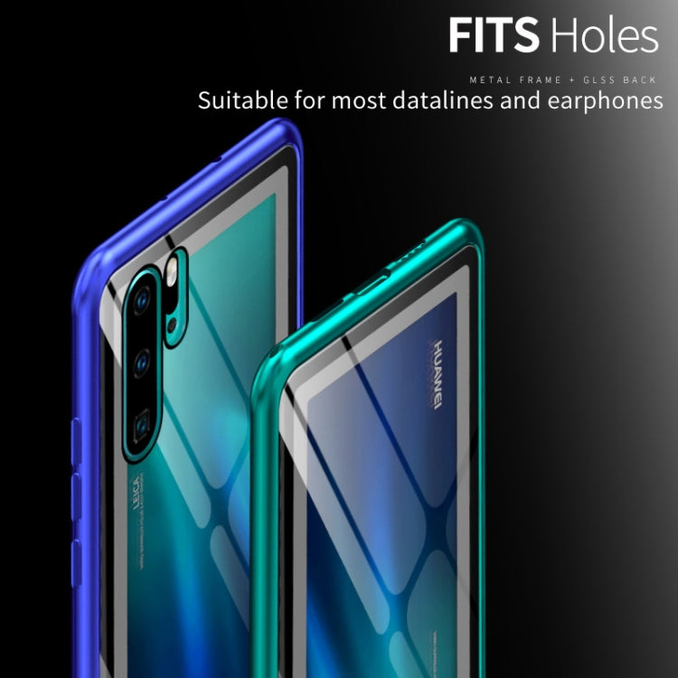 Arc Series Metal Frame + Tempered Glass Protective Case for Huawei P30 lite / nova 4e