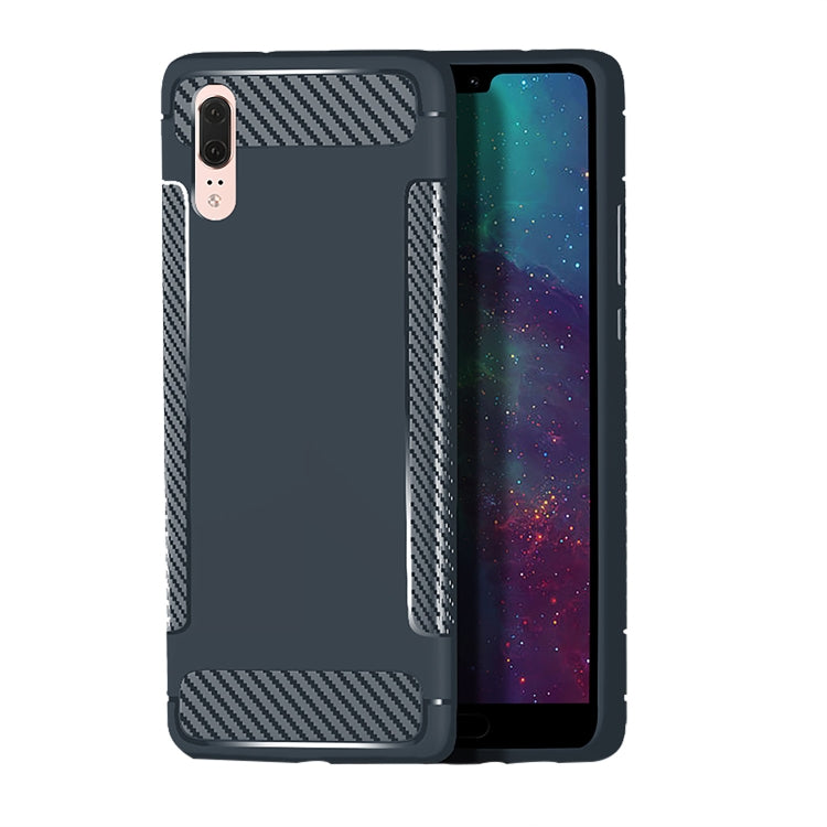 Carbon Fiber Anti-slip TPU Protective Case for Huawei P30