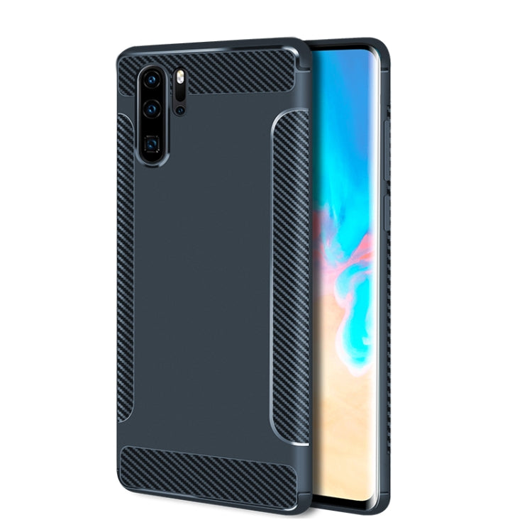 Carbon Fiber Anti-slip TPU Protective Case for Huawei P30 Pro