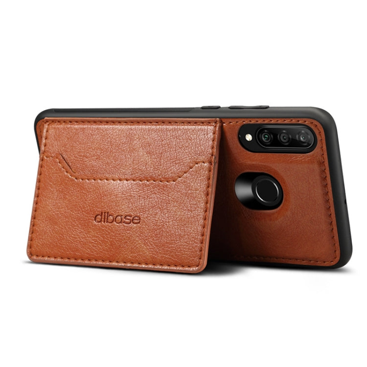 Dibase TPU + PC + PU Crazy Horse Texture Protective Case for Huawei Honor 10i & 20i & Enjoy 9s, with Holder & Card Slots