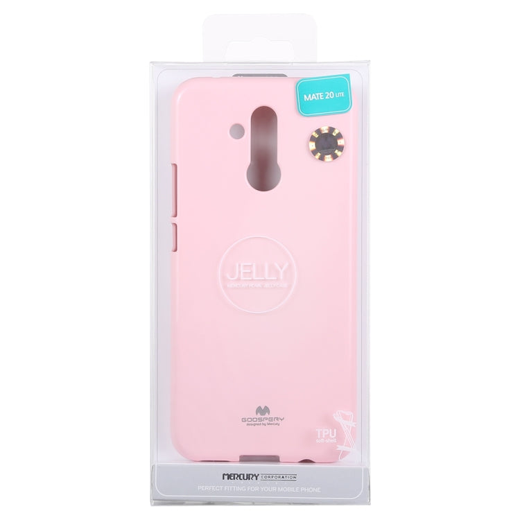 GOOSPERY PEARL JELLY TPU Anti-fall and Scratch Case for Huawei Mate 20 Lite