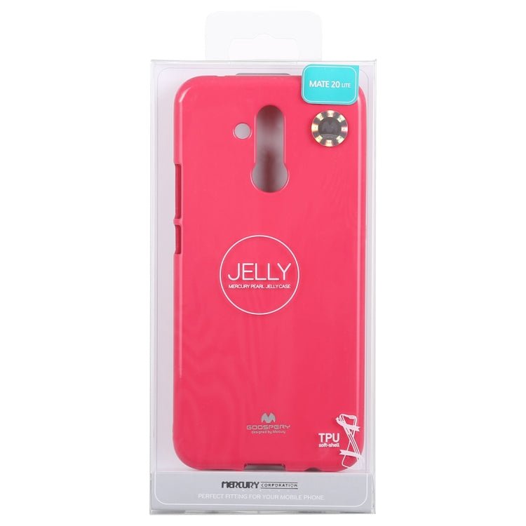 GOOSPERY PEARL JELLY TPU Anti-fall and Scratch Case for Huawei Mate 20 Lite