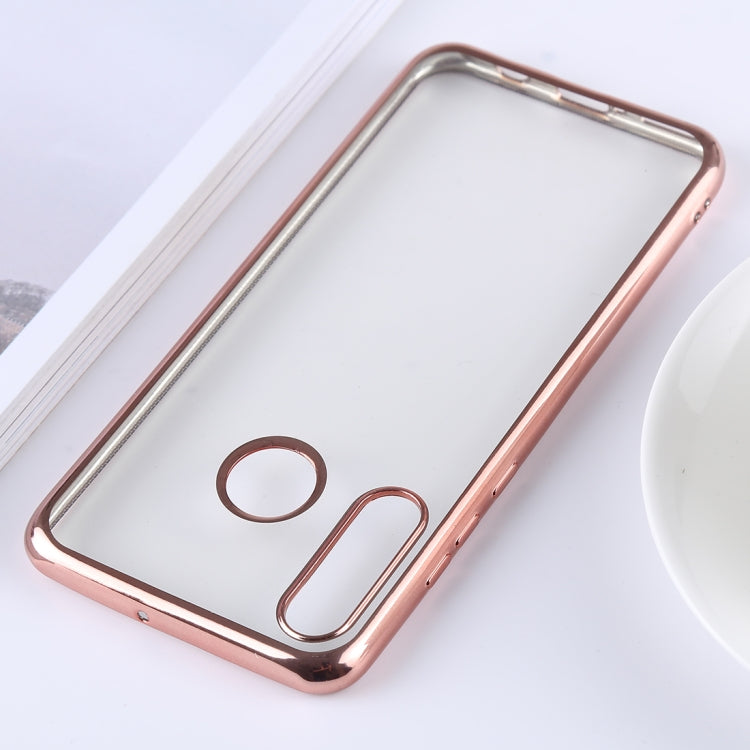 Ultra-thin Electroplating Soft TPU Protective Back Cover Case for Huawei P30 Lite