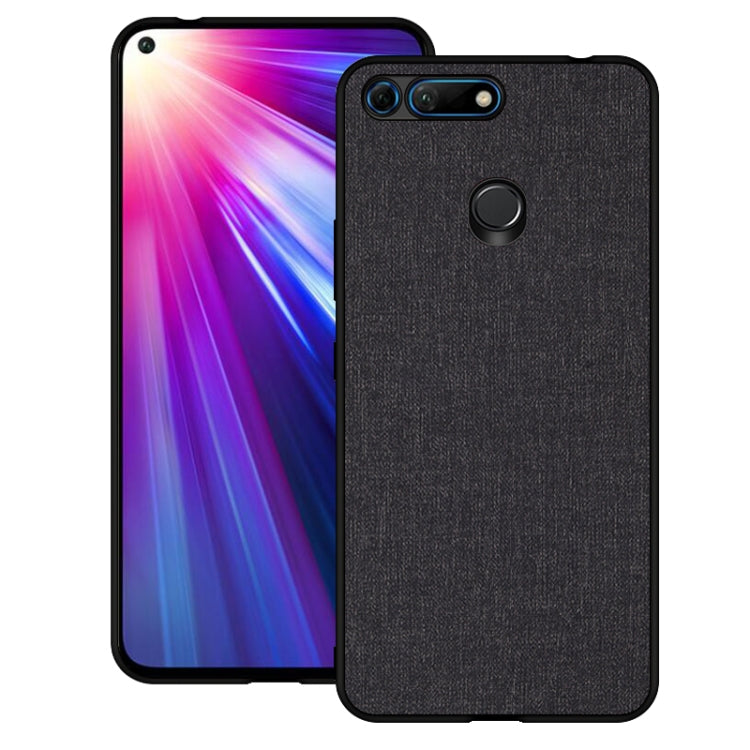 Shockproof Cloth Texture PC+ TPU Protective Case for Huawei Honor View 20