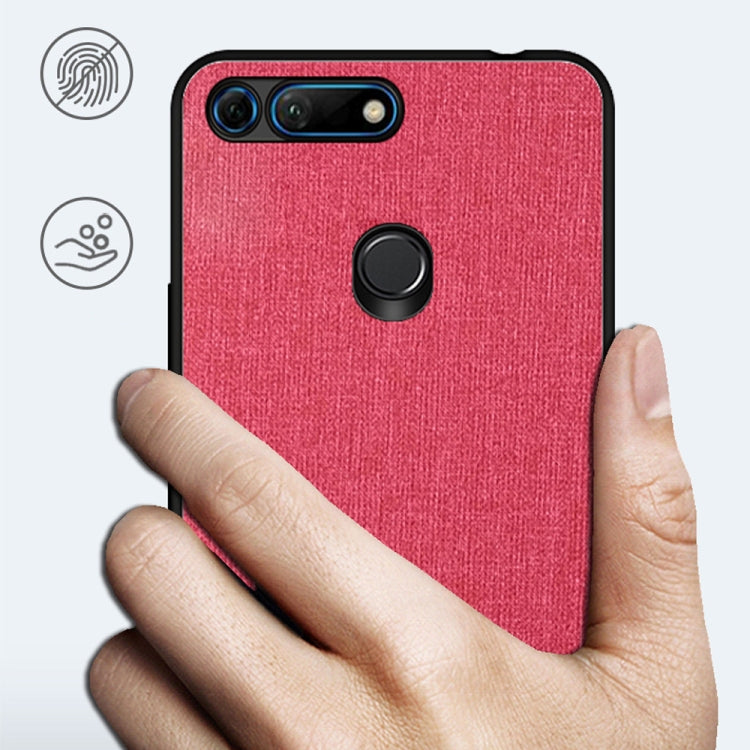 Shockproof Cloth Texture PC+ TPU Protective Case for Huawei Honor View 20
