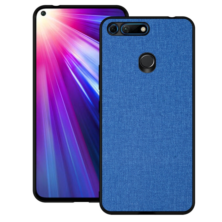Shockproof Cloth Texture PC+ TPU Protective Case for Huawei Honor View 20
