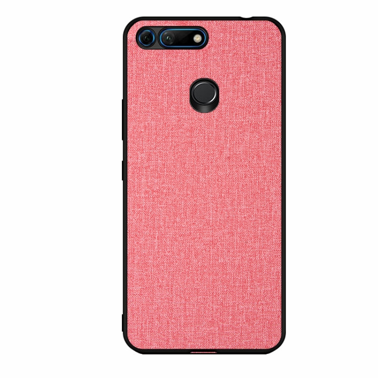 Shockproof Cloth Texture PC+ TPU Protective Case for Huawei Honor View 20