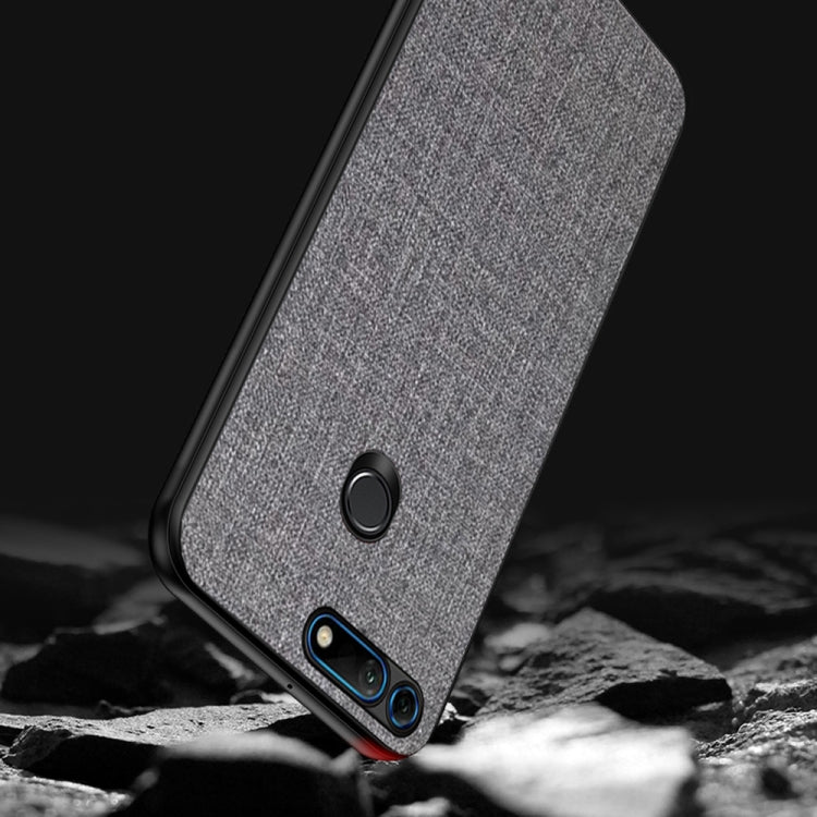 Shockproof Cloth Texture PC+ TPU Protective Case for Huawei Honor View 20