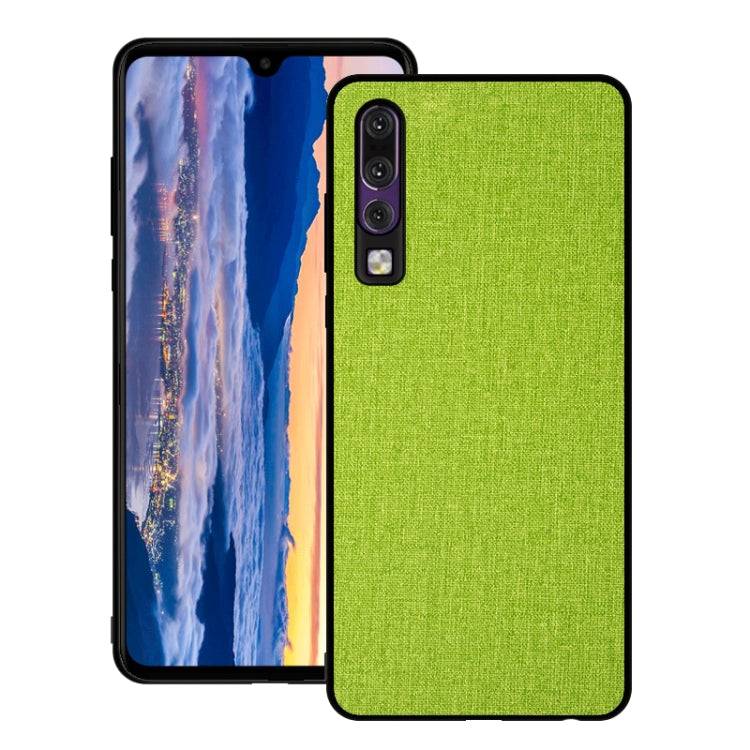 Shockproof Cloth Texture PC+ TPU Protective Case for Huawei P30