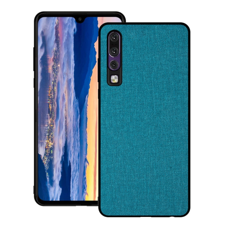 Shockproof Cloth Texture PC+ TPU Protective Case for Huawei P30