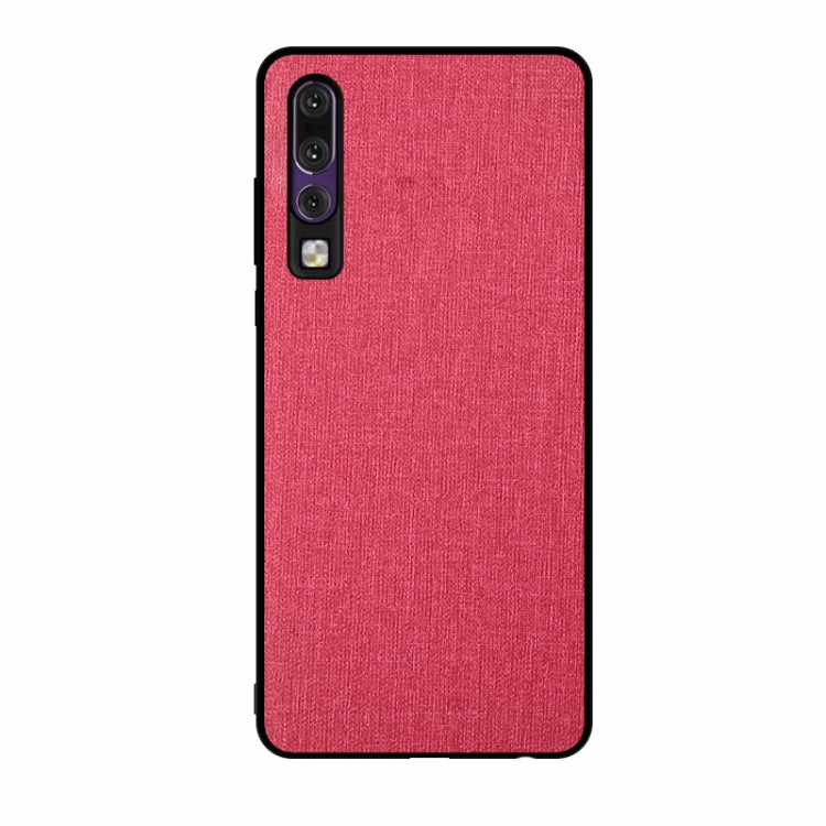 Shockproof Cloth Texture PC+ TPU Protective Case for Huawei P30