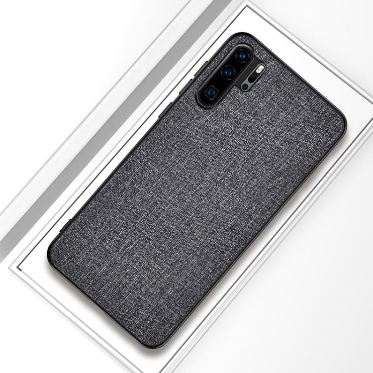 Shockproof Cloth Texture PC+ TPU Protective Case for Huawei P30 Pro