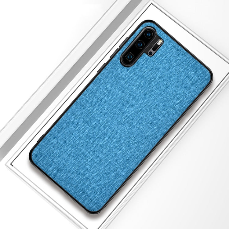 Shockproof Cloth Texture PC+ TPU Protective Case for Huawei P30 Pro