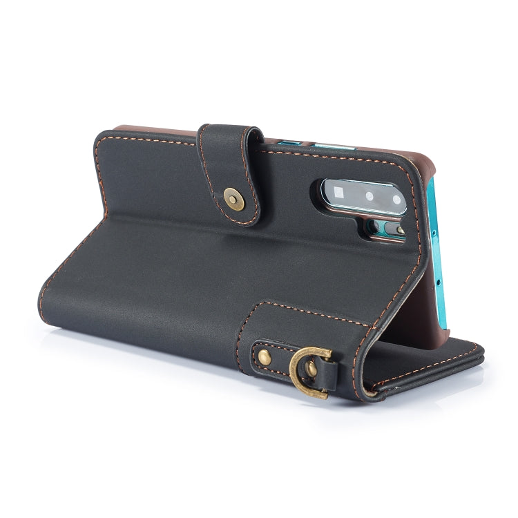 Cowhide Texture Horizontal Flip Leather Case for Huawei P30 Pro, with Holder & Card Slots & Wallet & Sling