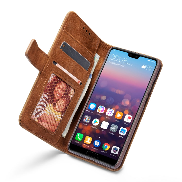 Horizontal Flip Leather Case for Huawei P30 Lite, with Holder & Card Slots & Wallet