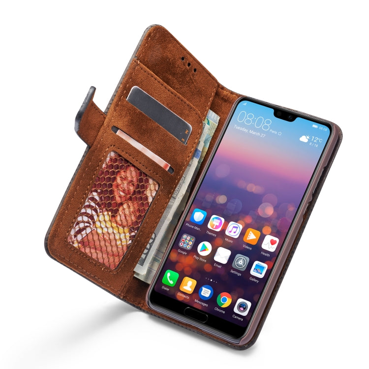 Horizontal Flip Leather Case for Huawei P30 Lite, with Holder & Card Slots & Wallet