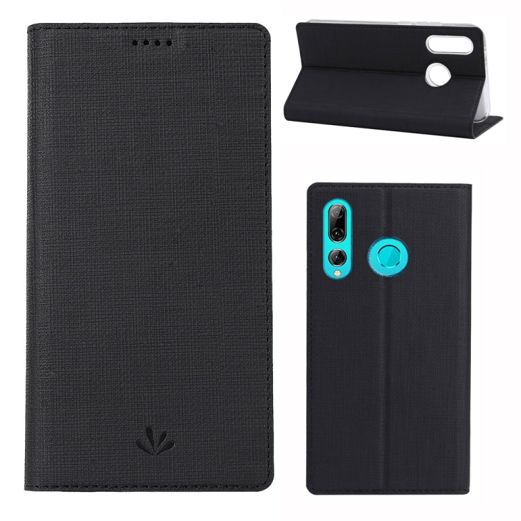 ViLi Texture PU Leather Case for HUAWEI Nova4 Lite / P Smart+(2019) ,with Holder & Card Slots & Wallet