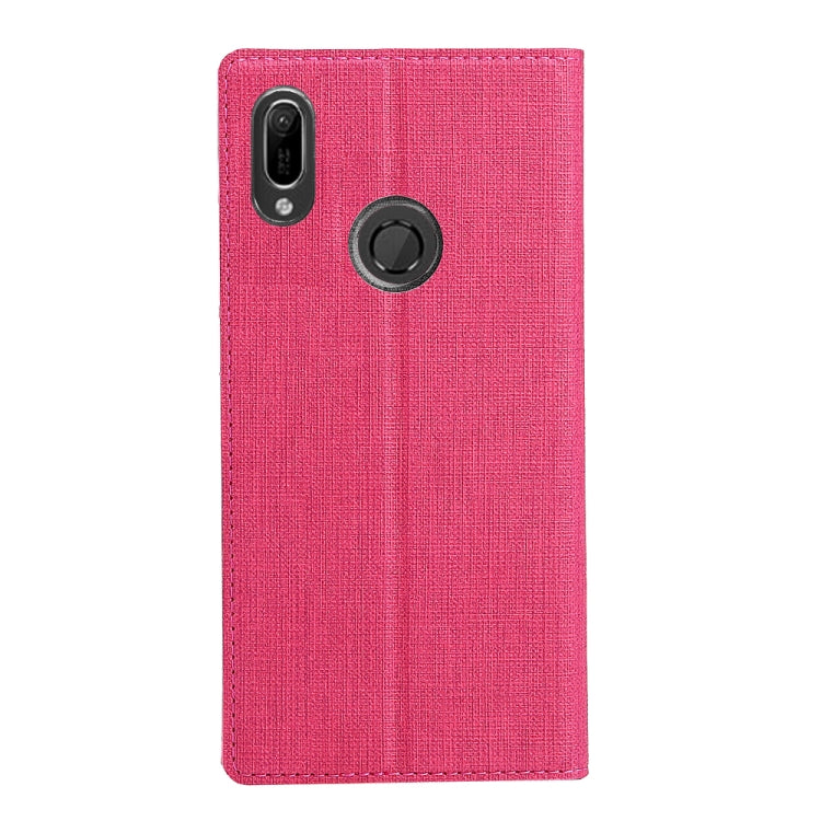 ViLi Texture PU Leather Case for HUAWEI Y6(2019) /  Y6 Prime(2019) / Honor8A ,with Holder & Card Slots & Wallet