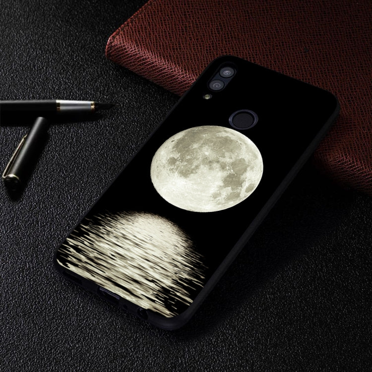 Moon Painted Pattern Soft TPU Case for Huawei P Smart (2019)