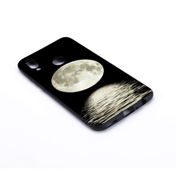 Moon Painted Pattern Soft TPU Case for Huawei P Smart (2019)