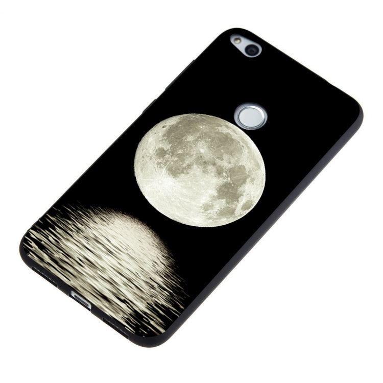 Moon Painted Pattern Soft TPU Case for Huawei P8 Lite (2017)