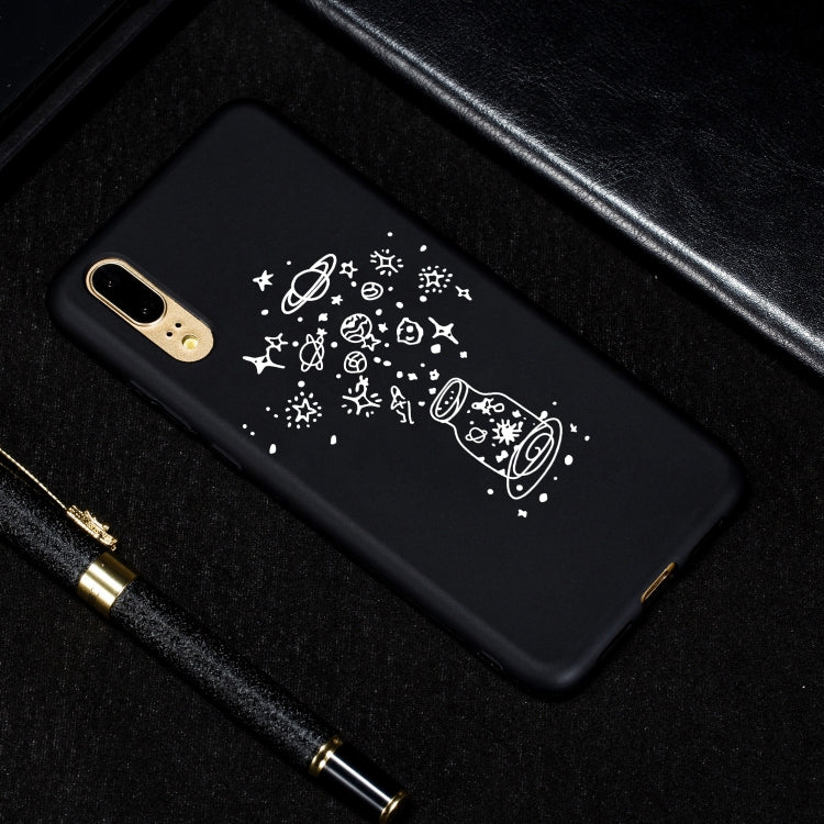 Wishing Bottle Painted Pattern Soft TPU Case for Huawei P20