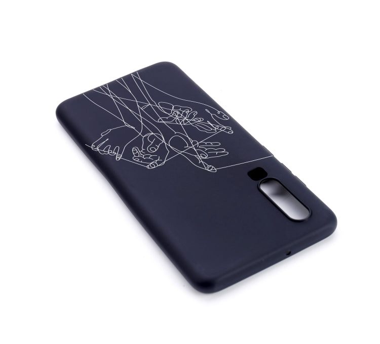 Five Hands Painted Pattern Soft TPU Case for Huawei P30