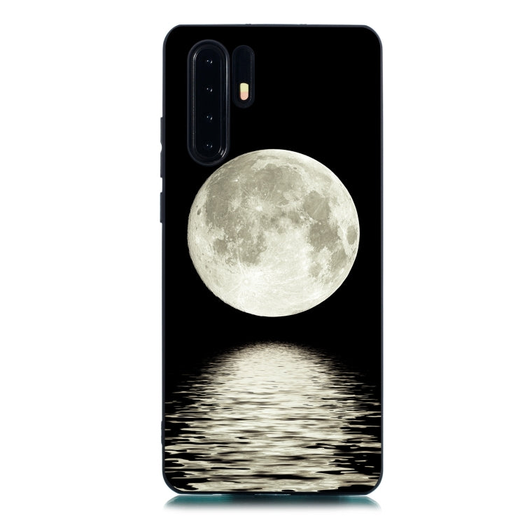 Moon Painted Pattern Soft TPU Case for Huawei  P30 Pro