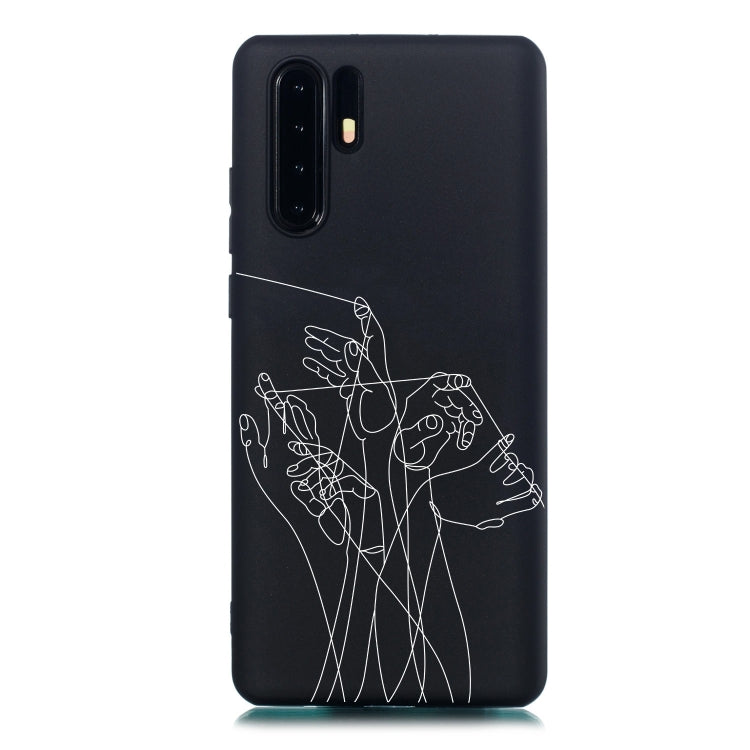 Five Hands Painted Pattern Soft TPU Case for Huawei P30 Pro
