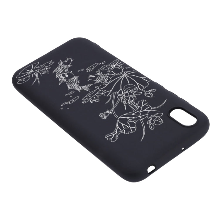 Lotus Pond Painted Pattern Soft TPU Case for Huawei Y5 (2019)