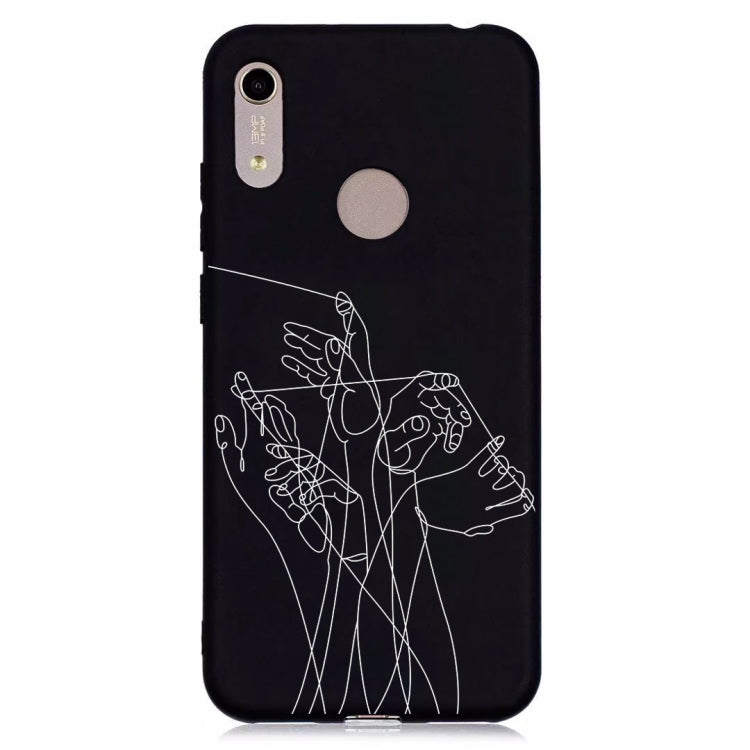 Five Hands Painted Pattern Soft TPU Case for Huawei Y6 (2019)