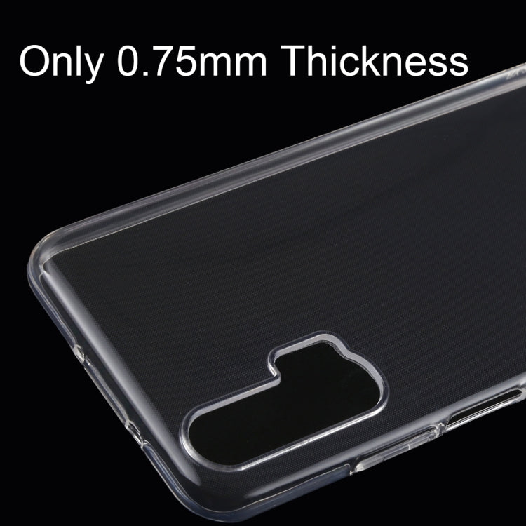 50 PCS 0.75mm Ultrathin Transparent TPU Soft Protective Case for Huawei Honor 20 Pro
