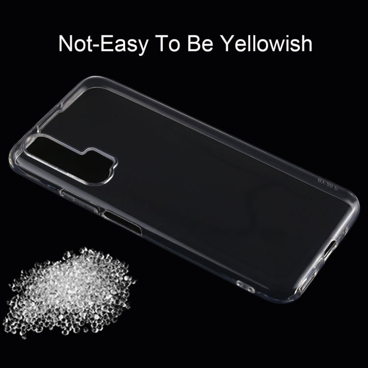 50 PCS 0.75mm Ultrathin Transparent TPU Soft Protective Case for Huawei Honor 20 Pro