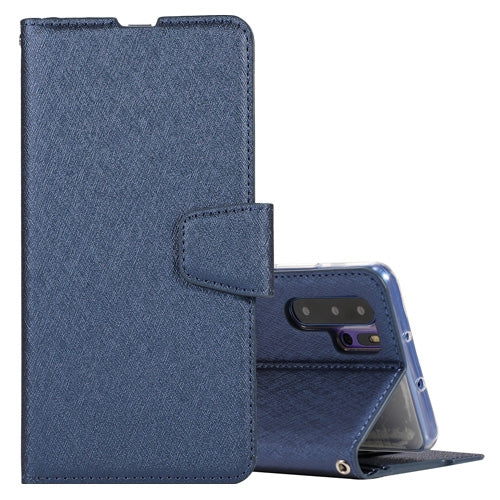 Silk Texture Horizontal Flip Leather Case for Huawei P30 Pro, with Holder & Card Slots & Wallet & Photo Frame