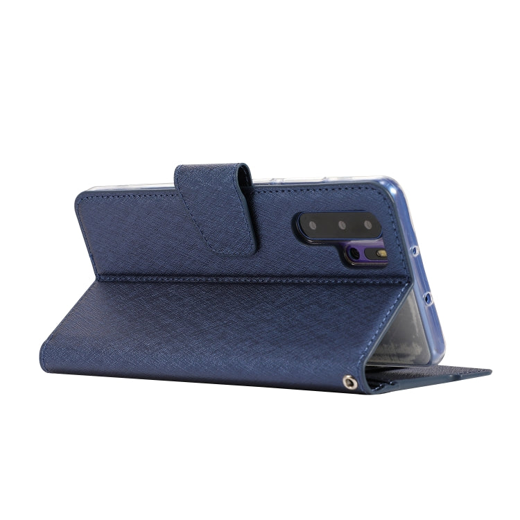 Silk Texture Horizontal Flip Leather Case for Huawei P30 Pro, with Holder & Card Slots & Wallet & Photo Frame