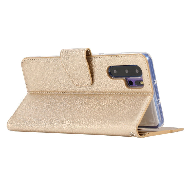Silk Texture Horizontal Flip Leather Case for Huawei P30 Pro, with Holder & Card Slots & Wallet & Photo Frame