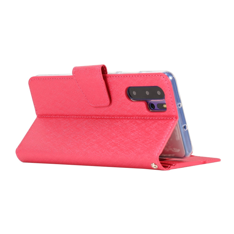 Silk Texture Horizontal Flip Leather Case for Huawei P30 Pro, with Holder & Card Slots & Wallet & Photo Frame