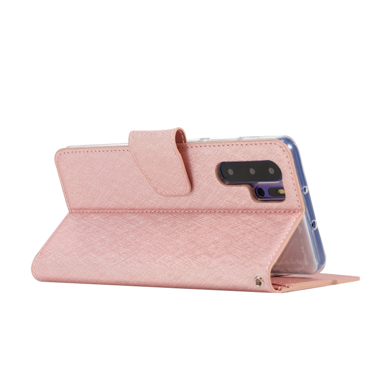 Silk Texture Horizontal Flip Leather Case for Huawei P30 Pro, with Holder & Card Slots & Wallet & Photo Frame