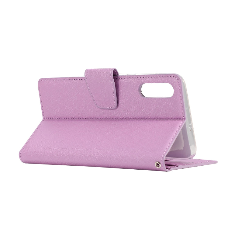 Silk Texture Horizontal Flip Leather Case for Huawei Y6 (2019), with Holder & Card Slots & Wallet & Photo Frame