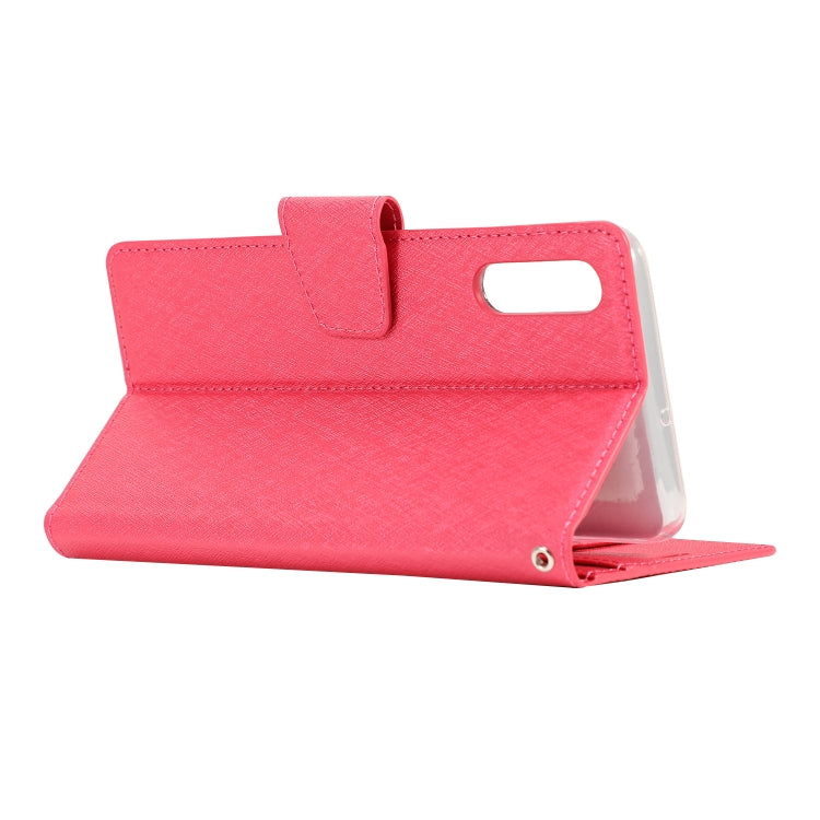 Silk Texture Horizontal Flip Leather Case for Huawei Y9 (2019), with Holder & Card Slots & Wallet & Photo Frame