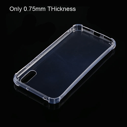 For Huawei Honor 8A Four-Corner Shockproof Ultra-Thin Transparent TPU Case