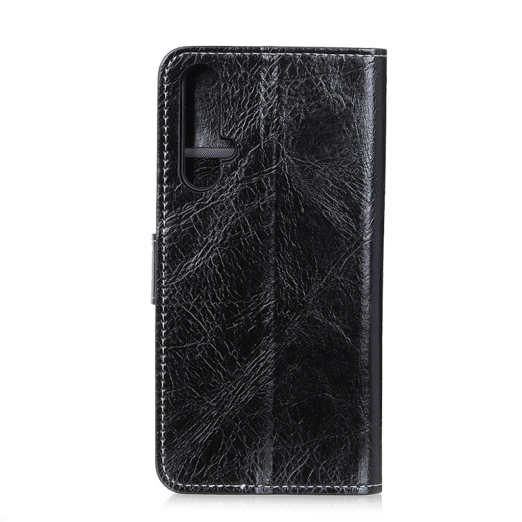 Retro Crazy Horse Texture Horizontal Flip Leather Case for Huawei Honor 20, with Holder & Card Slots & Photo Frame & Wallet