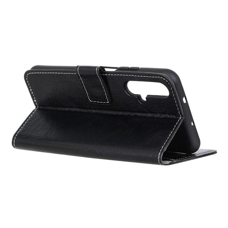 Retro Crazy Horse Texture Horizontal Flip Leather Case for Huawei Honor 20, with Holder & Card Slots & Photo Frame & Wallet