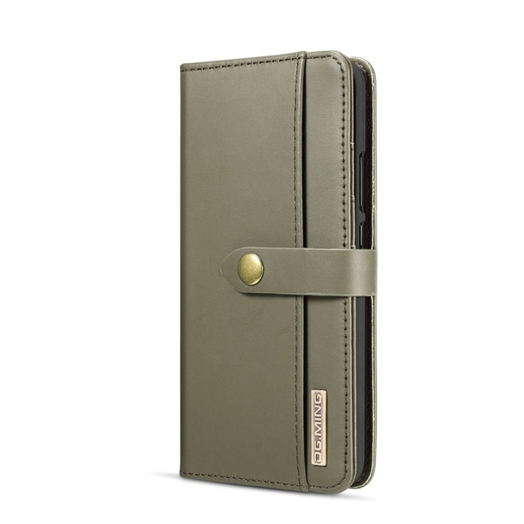 DG.MING Lambskin Detachable Horizontal Flip Magnetic Case for Huawei Mate 20 Lite / Maimang 7, with Holder & Card Slots & Wallet