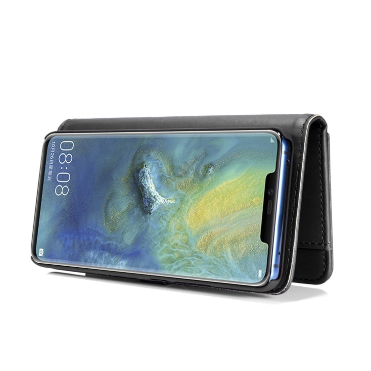 DG.MING Lambskin Detachable Horizontal Flip Magnetic Case for Huawei Mate 20 Pro, with Holder & Card Slots & Wallet