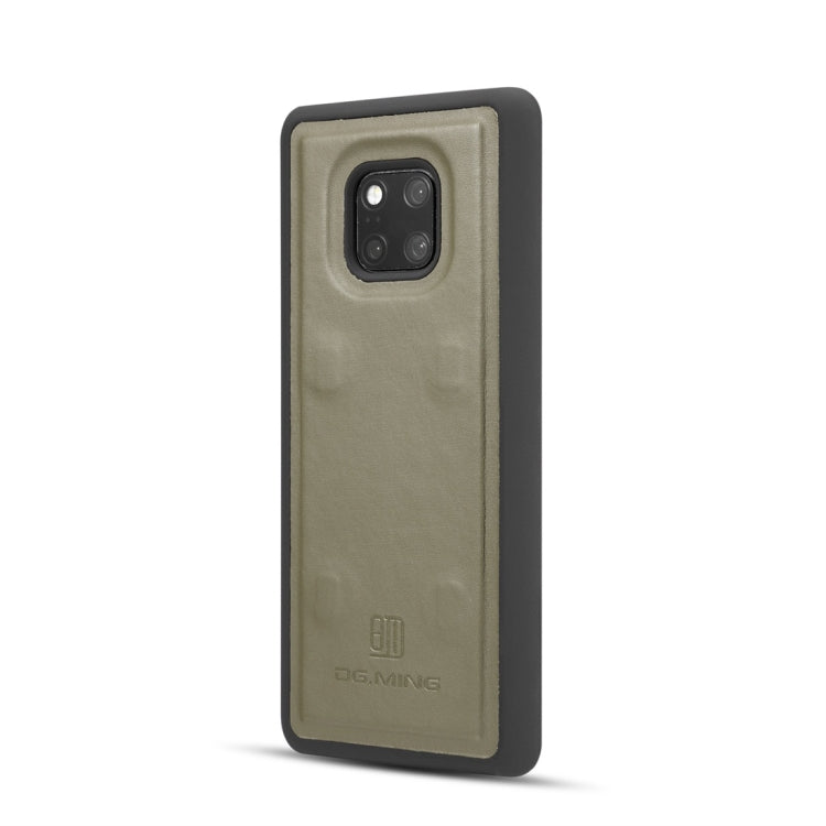DG.MING Lambskin Detachable Horizontal Flip Magnetic Case for Huawei Mate 20 Pro, with Holder & Card Slots & Wallet